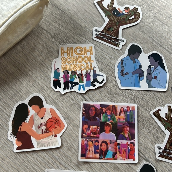 the first high school musical set of 16 stickers brand new  can be separated - Picture 2 of 5